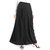 SILK ROUTE London Black Mock Button Skirt For Women Height 5'0 inch