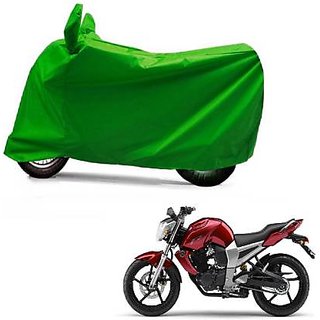 Intenzo Premium  Full green  Two Wheeler Cover for  Yamaha FZ