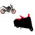 Intenzo Premium Red and Black  Two Wheeler Cover for  KTM 390 Duke ABS