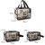 House of Quirk 3 Pack Clear PVC Cosmetic Bags Travel Toiletry Bag Travel Toiletry Kit
