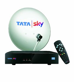 Tata Sky Digital TV HD Set Top Box with 6 Month Basic Regional SD Pack Free