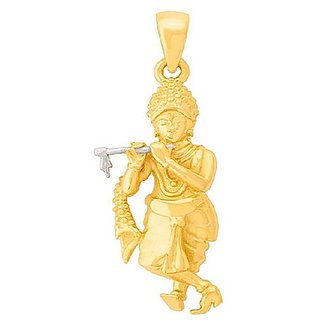 lord krishna pendant gold