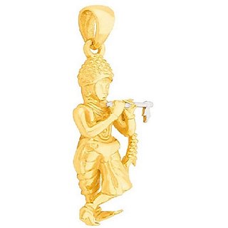                       Gold Plated Krishna Pendant For Unisex BY CEYLONMINE                                              