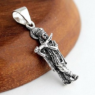                       Designer Silver Krishna Pendant Stylish God Pendant By CEYLONMINE                                              
