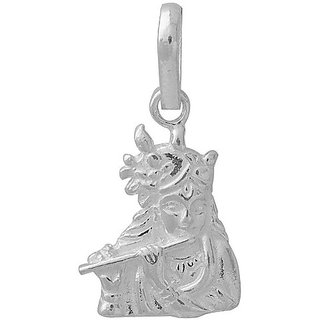                       CEYLONMINE- 92.5 Sterling Silver Radha Krishna Pendant For Unisex                                              