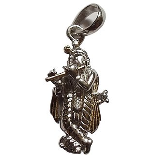                       Designer Silver  Krishan Pendant Beautiful & Stylish God Silver Pendant & Locket BY CEYLONMIINE                                              
