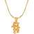 CEYLONMINE- Gold Plated Radha Krishna Pendant Designer & Stylish God Pendant For Men & Women
