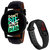 (Dial18-Band) Wake Wood Analog Watch Graphics Collection with Free LED Watch Band