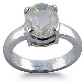                       Moonstone silver Plated Ring For Astrological Purpose Original Moonstone Finger Ring By CEYLONMINE                                              