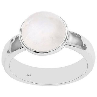                       7.25 Ratti Moonstone Ring Original & Lab Certified Stone Moonstone Ring For Unisex BY CEYLONMINE                                              