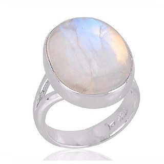                       Lab Certified Moonstone silver plated ring original moonstone designer finger ring by CEYLONMINE                                              