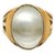 CEYLONMINE- Moonstone Stylish Ring 5.25 Ratti Moonstone Gold Plated Designer Ring For Unisex