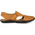 EL PASO MEN'S TAN MAN MADE LEATHER COMFORTABLE AND FLEXIBLE CASUAL SANDALS