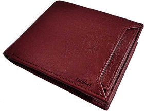 Fashlook Men Casual Brown Leather Wallet