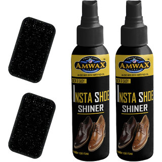 Amwax Shoe Shiner Spray 100ML + 100ML
