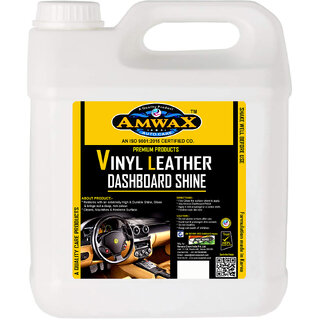 Amwax Vinyl Leather  Dashboard Polish