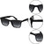 Sunglasses  UV Protected goggle Pack Of 2 Combo Latest Black Rectangular Sunglasses For Men And Women