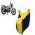 Intenzo Premium  Yellow and Black  Two Wheeler Cover for  LML Freedom LS