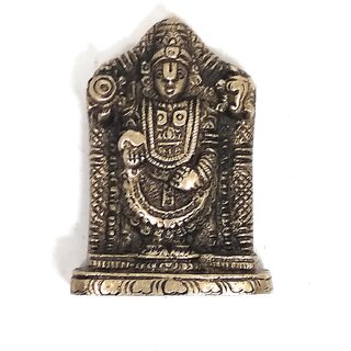                       Ashtadhatu Balaji Gold Plated Idol (Medium)                                              