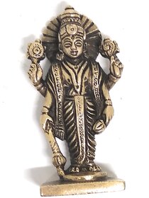 Ashtadhatu Vishnu Ji Gold Plated Idol (Big)