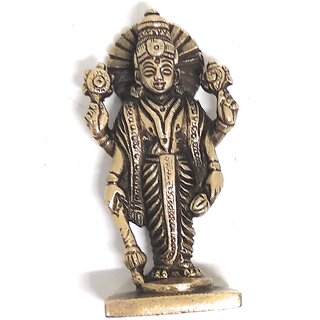 Ashtadhatu Vishnu Ji Gold Plated Idol (Big) Ashtadhatu Vishnu Ji Gold Plated Idol (Big)