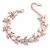 Om Jewells Crystal Jewellery Rose Gold Platted Designer Bracelet for Girls BR1000035