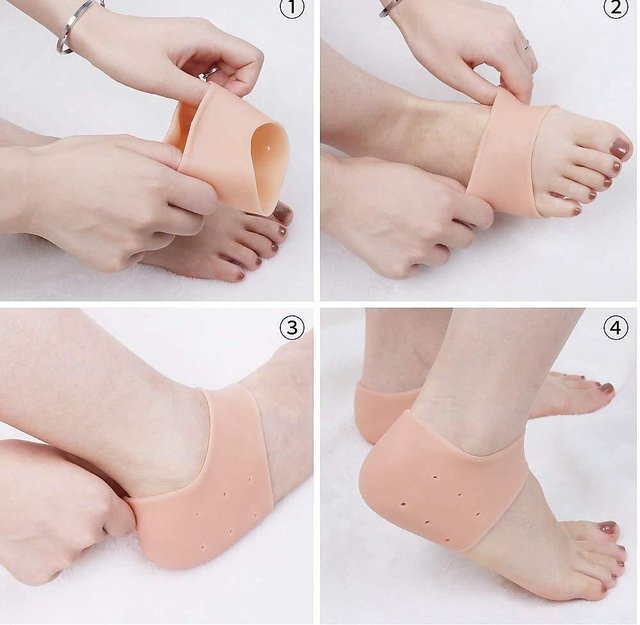 Skin Color Silicone Socks, For Heel, Number Of Cups: 2 at Rs 25/piece in  Delhi