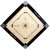 Large Size Wooden Round Pocket Imported Carrom Board 34 inches (1 Carrom board + 1 COINSE+ 1 Striker + 1pouch of powder)