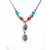 tibetan vajra dorje semiprecious stones pendant