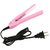 220V Hair Pink Mini Straightening Irons Hairs Flat Iron Curling With EU Plug Salon Styling Tools Straightener