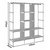 (2 YEARS WARRANTY)RBSHOPPY 8 Shelfs 2 Hangers wrought iron foldable Wardrobe Wrought iron structure and Fabric cover cloth