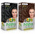 Nisha Combo Pack Creme Hair Color Natural black   Chocolate Brown (60gm + 60ml + 18ml Nisha Conditioner)