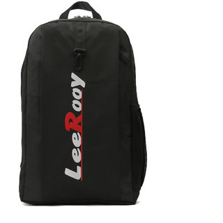 LeeRooy Canvas 20 Ltr Black School Bag For Men