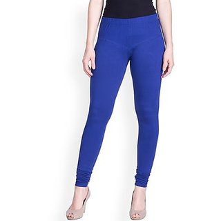                      Sant Heartland Pure Cotton Churridar Legging-COLOR- ( Moonlight blue ) Pack of 1 Free Size                                              