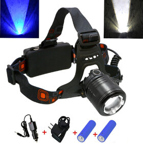 Rechargeable Zoomable Cree Led Headlamp Head Lamp Light Torch Flashlight - 38