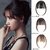 Maahal Clip On Synthetic Front Bang Hair Fringe Hair Extension, Black, Pack Of 1