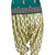 Green cotton printed unstitched dress material