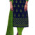 Blue Cotton embrodary unstitched dress material