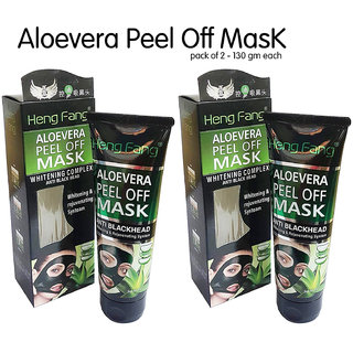                       heng fang Aloevera Peel Off mask (Pack of 2)                                              