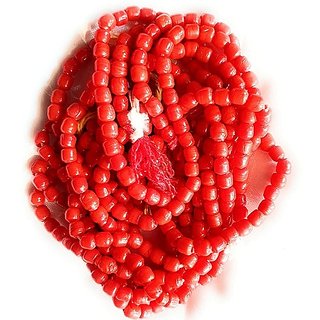 CEYLONMINE- Red Corla Mala For Unisex certified Original Coral/Moonga 108 Beads Mala CEYLONMINE- Red Corla Mala For Unisex certified Original Coral/Moonga 108 Beads Mala