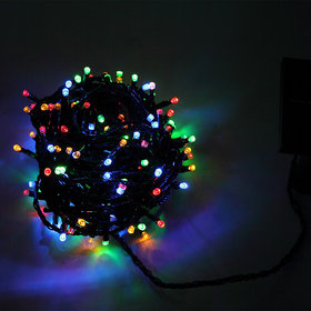 SILVOSWAN LED Ladi / String Light 15 Meter Multicolor for Diwali / Festival / Wedding / Christmas / New Year