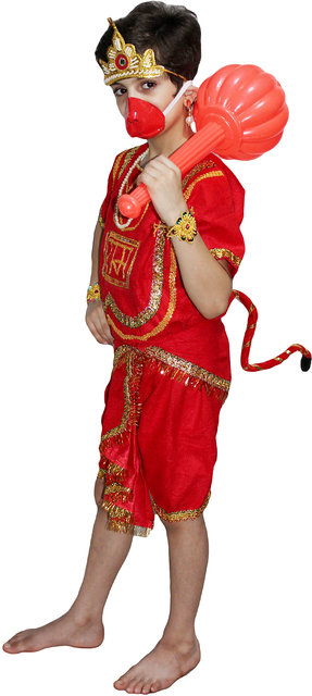 Buy Hanuman Ji Fancy Dress Costume For Kids | Bajrang Bali