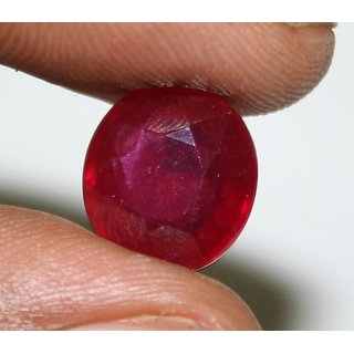                       Original red ruby 7.25 ratti unheated  lab certified gemstone manik by Ceylonmine                                              