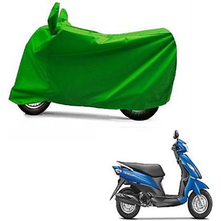 Intenzo Premium  Full green  Two Wheeler Cover for  suzuki Lets