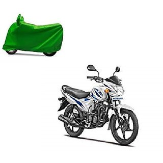 Intenzo Premium  Full green  Two Wheeler Cover for  Suzuki Hayate
