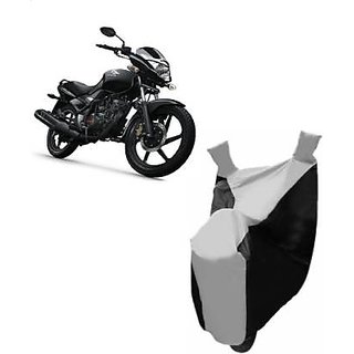 Intenzo Premium Silver and Black  Two Wheeler Cover for  Honda CB Unicorn 160