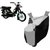 Intenzo Premium Silver and Black  Two Wheeler Cover for  TVS Heavy Duty Super XL