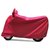 Intenzo Premium  Full Red  Two Wheeler Cover for  Hero Electric Wave Dx
