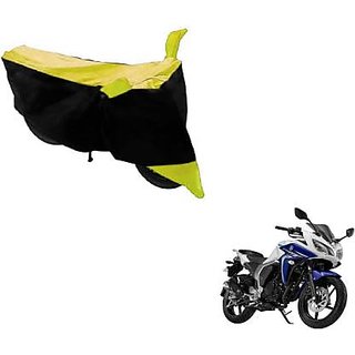 Intenzo Premium  Yellow and Black  Two Wheeler Cover for  Yamaha Fazer