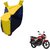 Intenzo Premium  Yellow and Black  Two Wheeler Cover for  Yamaha SZRR
